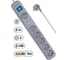 Сетевой фильтр Defender DFS 501 2,0м, 2 USB-порта, 6 розеток 99051 2