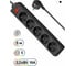 Сетевой фильтр Defender ES 5 5 м, черный, 5 розеток 99486 6