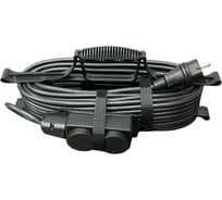 Силовой удлинитель на рамке iTOK с заземлением, серии iconnect КГтп-ХЛ 3x1,5 мм, 2 гнезда, ip44, гост, 40 м i-CONNECT-SUR-KG-315-2-44-40