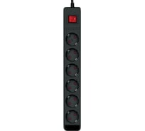 Фильтр SVEN optima 3,0 м (6 розеток с защитными шторками) черный, цветная коробка SV-021023