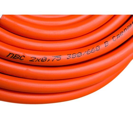 Силовой удлинитель ЭРА UPx1-2x0.75-20m-IP44 в бухте, без заземления, 1 гнездо, 20м, ПВС 2х0.75 Б0043037