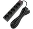 Сетевой фильтр 5Bites garda 5s 3x0.75mm2 5m black SP5B-550 3