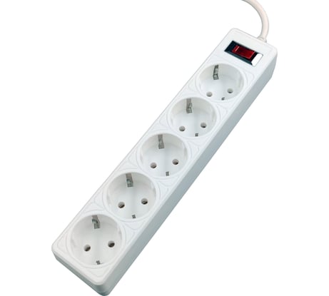 Сетевой фильтр 5Bites garda 5s 3x0.75mm2 5m white SP5W-550