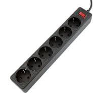 Сетевой фильтр 5Bites garda 6s 3x0.75mm2 3m black SP6B-530