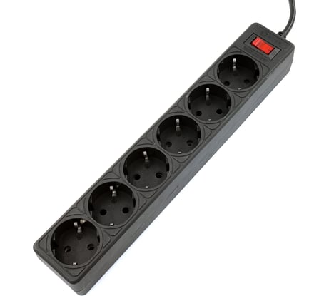 Сетевой фильтр 5Bites garda 6s 3x0.75mm2 3m black SP6B-530