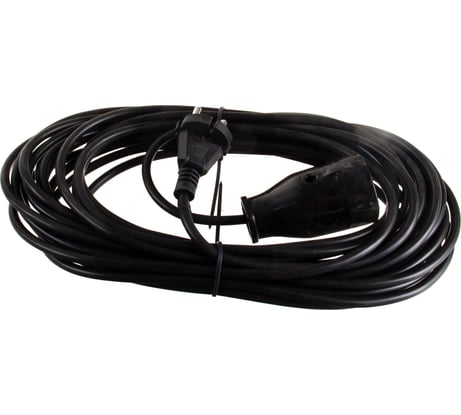 Удлинитель Радист РС16 10А 1 гнездо 2*1 10м чёрный 3300