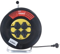 Удлинитель Радист РБК16-270-005 катушка 10А 4 гнезда 2*1 50м чёрный 981