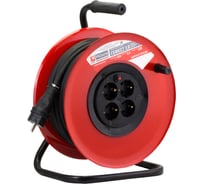 Удлинитель EKF PROxima Гефест 2.0, на катушке, 4 гнезда, 50м, КГ 3x1.5, 16А/3.5кВт UKG02-16-R315-4-50