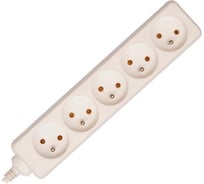 Удлинитель VOREL 5 гнезд, 3 м, с заземлением 72506