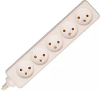 Удлинитель VOREL 5 гнезд, 5 м, с заземлением 72510