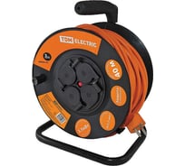 Силовой удлинитель TDM ELECTRIC УКз16-004 IP44, 4 места/40м, ПВС 3х1,5 SQ1301-0542