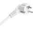 Двухместный удлинитель STEKKER hm06-21-05 с заземлением, 3x1мм2, 5м, серия home (у10-001), белый 49341 7