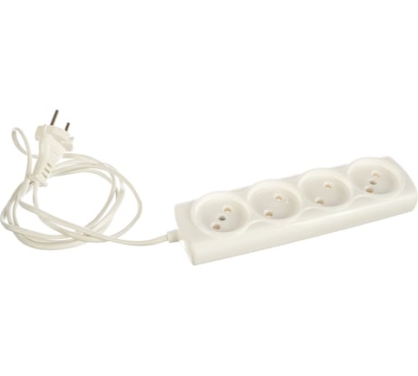 Удлинитель Si 4x1.5 модель Р16-009 1,5 метра, 6А, 1300Вт, ШВВП Volsten 13913