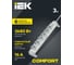Удлинитель IEK COMFORT У06К 6 мест 2P+PE 3м 3х1,5мм2 16А 694637 6