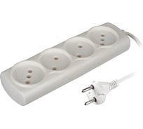 Удлинитель Si 4x5 модель Р16-009 5 метров, 6А, 1300Вт, ШВВП Volsten 13915