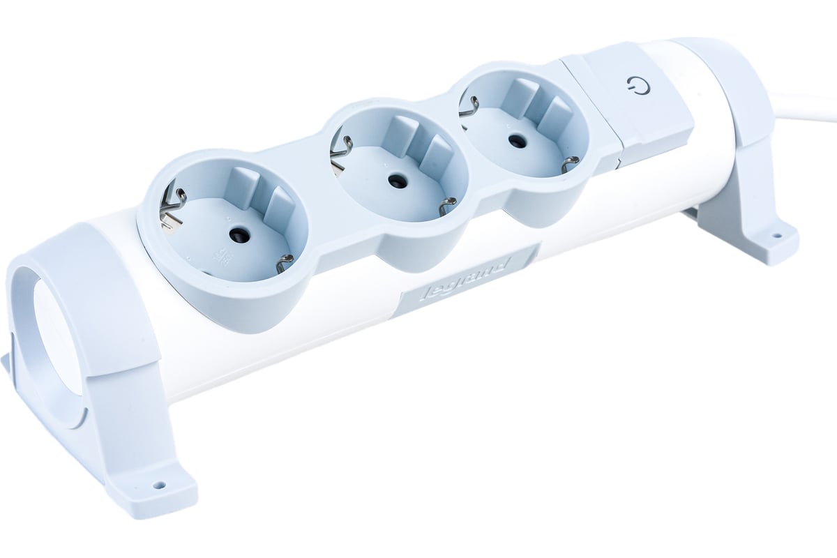 Удлинитель Legrand Комфорт 3х1.5 м с заземлением 16 А IP20 Leg 694621 ...