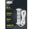 Многорозеточный блок ''Комфорт'' IEK 3 x 2К+З с кабелем длиной 3 м 694622 7