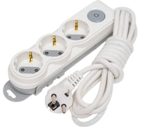 Удлинитель OVIVO с выключателем 3 гнезда с заземлением 3 метра 700-000300-323