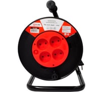 Удлинитель IN HOME на катушке RN4-0630-SMART с термозащитой четырехместный 6А 30м 8743 4690612010533