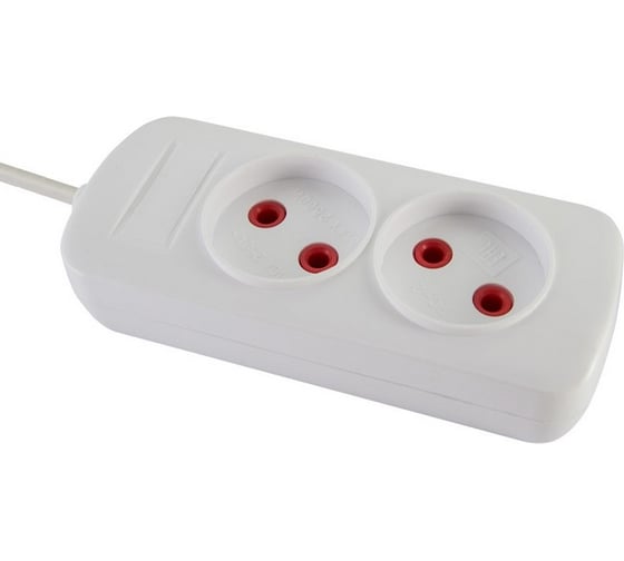 Народный удлинитель TDM ELECTRIC УН2 2 гнезда, 3 метра, б/з, ШВВП 2х0,75 мм2 6А/250В SQ1303-1231