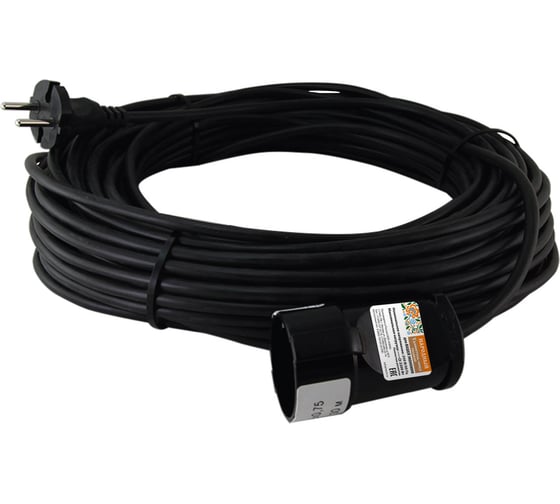 Силовой народный удлинитель-шнур TDM ELECTRIC ПВС 2200 Вт с/з, 40м, штепсельное гнездо SQ1307-0214