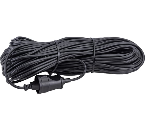 Силовой народный удлинитель-шнур TDM ELECTRIC ПВС 1300 Вт б/з, 50м, штепсельное гнездо SQ1307-0205 1