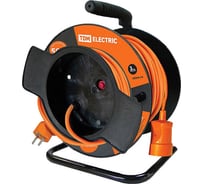 Силовой удлинитель TDM УК10-001 штепсельное гнездо/50м, ПВС 2х0,75 SQ1301-0503