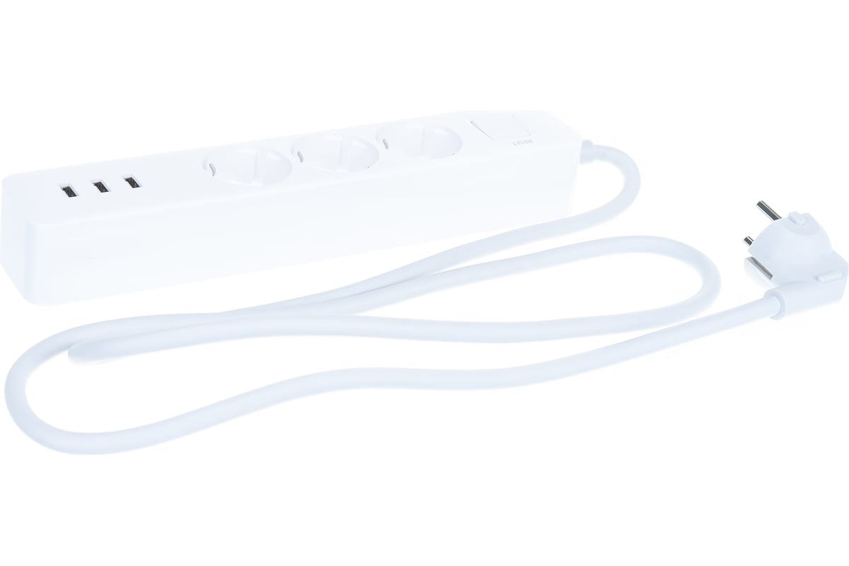 Сетевой фильтр-удлинитель Xiaomi 1,5 м Mi Power Strip 3-outlet, 3 USB ...