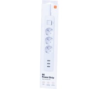 Сетевой фильтр-удлинитель Xiaomi 1,5 м Mi Power Strip 3-outlet, 3 USB XMCXB04QM белый NRB4030GL