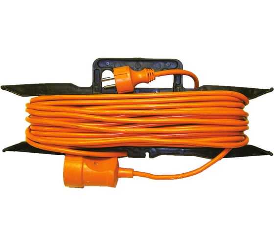 Силовой удлинитель TDM ELECTRIC УХз16-101 на рамке, штепсельное гнездо/20м ПВС 3х1,5 SQ1302-0002 1