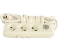 Удлинитель Panasonic 3гн х 5м б/з с выключателем белый X-TENDIA 54946 WLTA0235-2WH-RES