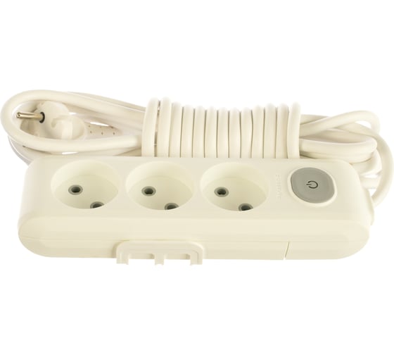 Удлинитель Panasonic 3гн х 5м б/з с выключателем белый X-TENDIA 54946 WLTA0235-2WH-RES 1