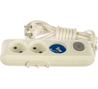 Удлинитель Panasonic 3гн х 2м б/з с выключателем белый X-TENDIA 54962 WLTA0232-2WH-RES