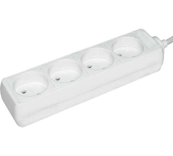 Удлинитель IEK У4 4 места 2Р/2метра 2x1мм2 10А/250В ИЭК WYP10-06-04-02 1