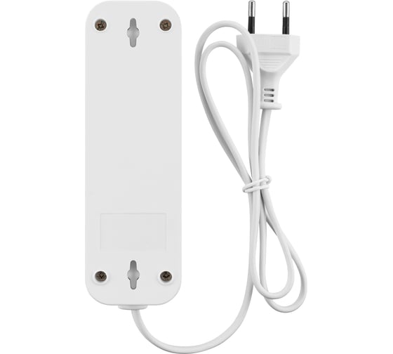 Удлинитель сетевой TDM ELECTRIC 3 розетки, 1,5 метра, 10 А, 2300 Вт, белый, SQ1303-1310