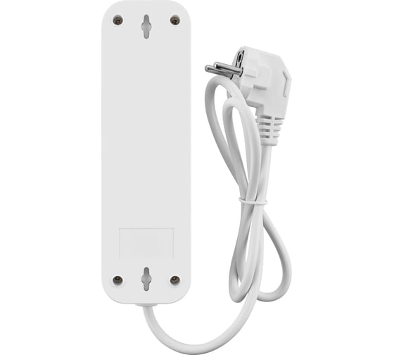Удлинитель сетевой TDM ELECTRIC с выключателем, 3 розетки, 5 метров, с заземлением, 16 А, 3680 Вт, белый, SQ1303-1422