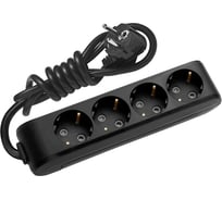 Удлинитель Panasonic 4гн х 2м с/з черный X-TENDIA 54697 WLTB0442-2BL-RES