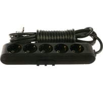 Удлинитель Panasonic 5гн х 5м с/з черный X-TENDIA 54705 WLTB0455-2BL-RES