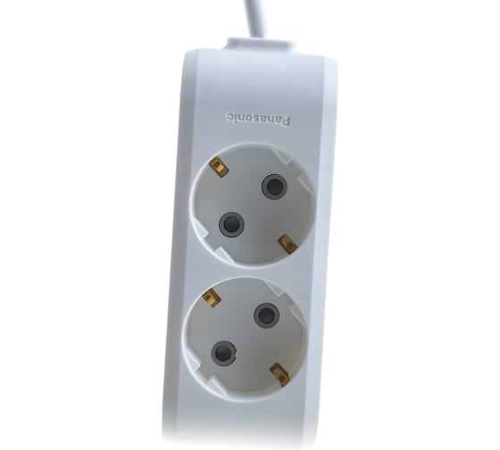Удлинитель Panasonic 2гн х 5м с/з белый X-TENDIA 54966 WLTB0425-2WH-RES