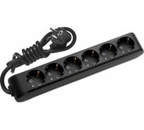 Удлинитель Panasonic 6гн х 2м с/з черный X-TENDIA 54693 WLTB0462-2BL