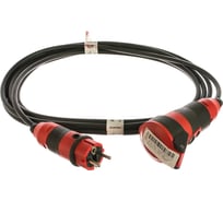 Силовой удлинитель ABL Profi Line+ 5м., КГ 3x1,5мм, 16А, 3,7кВт, 1 розетка, эламид, индикатор, 1529245