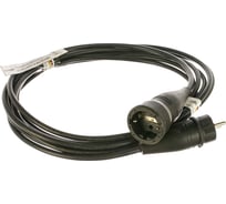 Силовой удлинитель ABL Profi Line 5м., КГ 3x1,5мм, 16А, 3,7кВт, 1 розетка, натуральная резина, IP44 1419095