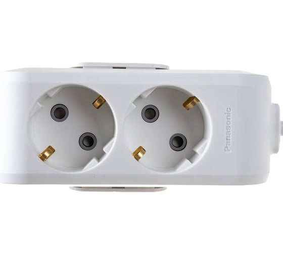Удлинитель Panasonic 2гн х 2м с/з белый X-TENDIA 54972 WLTB0422-2WH