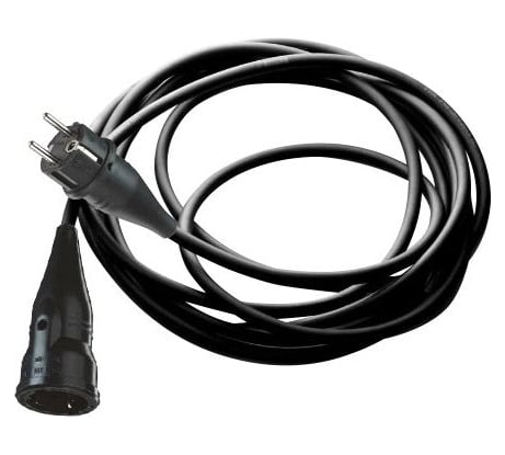 Силовой удлинитель ABL Profi Line 3м., КГ 3x1,5мм, 16А, 3,7кВт, 1 розетка, натуральная резина, IP44 1419093