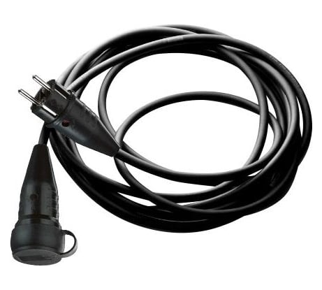 Силовой удлинитель ABL Profi Line+ 3м., КГ 3x1,5мм, 16А, 3,7кВт, 1 розетка, натуральная резина, IP54 1129293