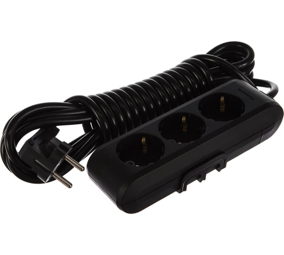Удлинитель Panasonic 3гн х 5м с/з черный X-TENDIA 54943 WLTB0435-2BL