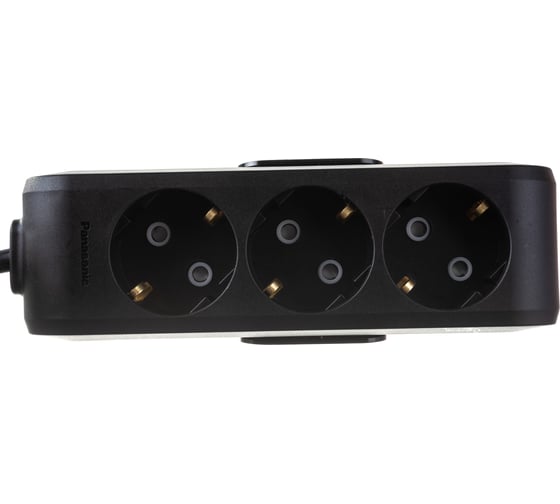 Удлинитель Panasonic 3гн х 2м с/з черный X-TENDIA 54959 WLTB0432-2BL