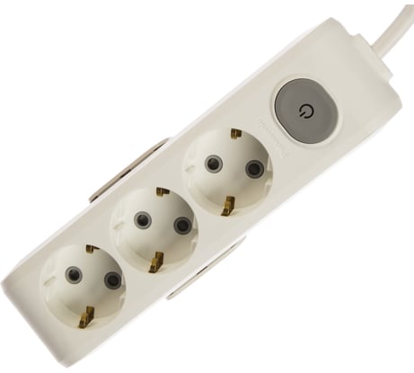 Удлинитель Panasonic 3гн х 2м с/з с выключателем белый X-TENDIA 54958 WLTA0432-2WH