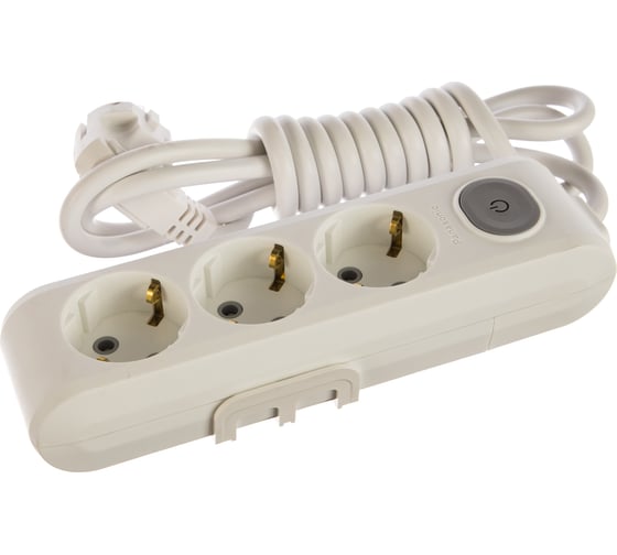 Удлинитель Panasonic 3гн х 2м с/з с выключателем белый X-TENDIA 54958 WLTA0432-2WH