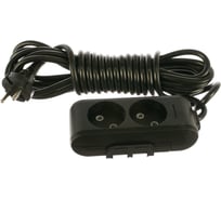 Удлинитель Panasonic 2гн х 5м б/з черный X-TENDIA 54700 WLTB0225-2BL-RES
